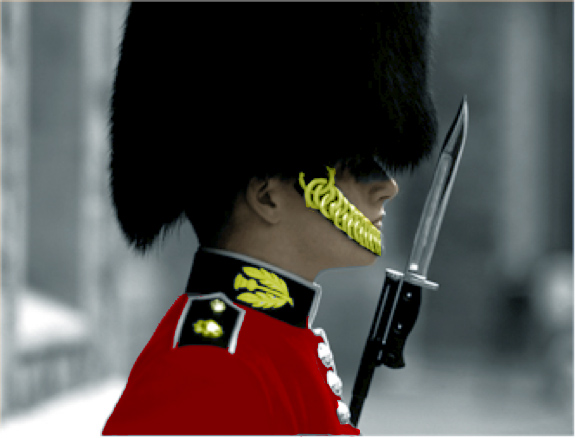 Colorize of British Soldier